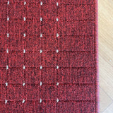 Roma Dots Red Hallway Runner 80CM Wide