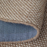 Steph And Gian Bark Walnut Runner Rug