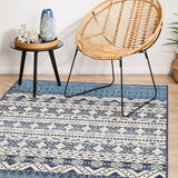 Seaside 3333 White Blue Rug