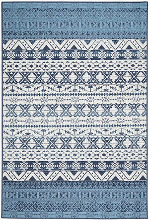 Seaside 3333 White Blue Rug