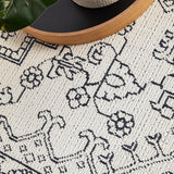 Seaside 5555 White Rug