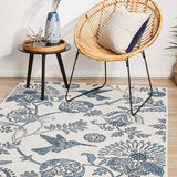 Seaside 7777 White Rug