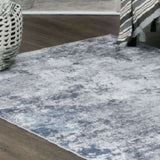 Scarlet Blue Washable Rug