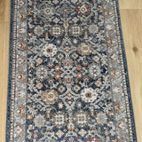 Serena Dark Blue Hallway Runner 80CM Wide