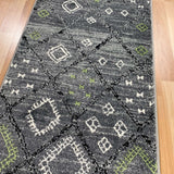 Seville Grey Green Hallway Runner 80CM Wide