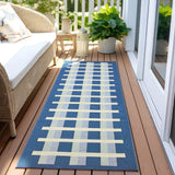 Vista Lattice Blue Rug
