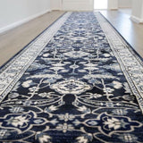 Verona Navy Hallway Runner 80CM Wide