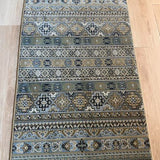 Afghan Multi Hallway Runner 80CM Wide