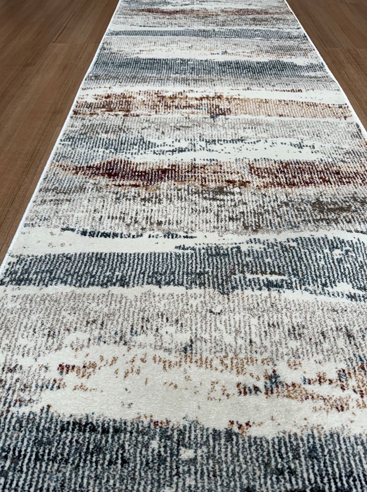 Malina Strokes Hallway Runner 80cm Wide