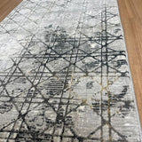 Alyssa Grey Black Hallway Runner 80CM Wide