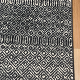 Seville Black White Hallway Runner 80CM Wide