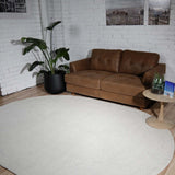 Cara Ivory Round Rug