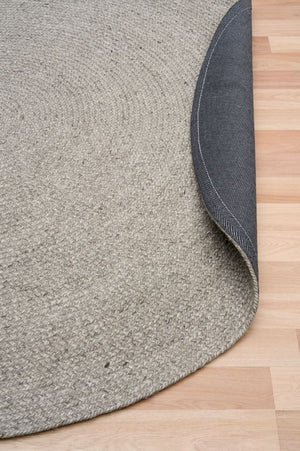 Cara Silver Round Rug