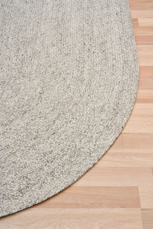 Cara Smoke Round Rug