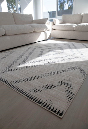 Cozy Ivory Beige Rug 5640