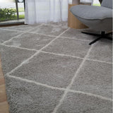 Fleur Silver Ivory Rug