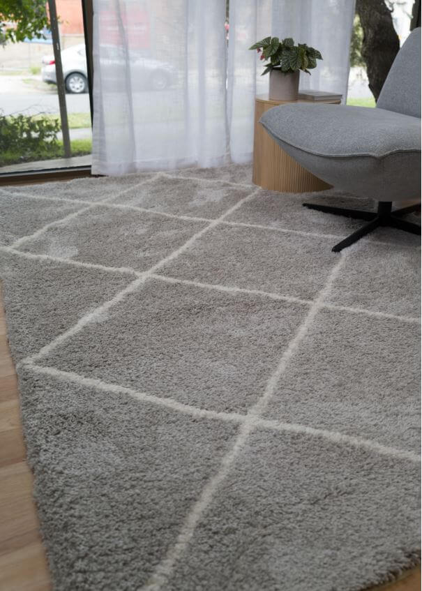 Fleur Silver Ivory Rug