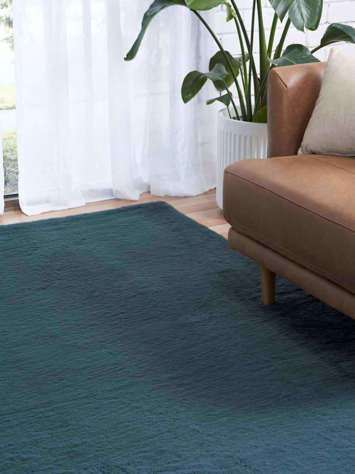 Celina Green Natural Rug