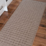 Roma Dots Taupe Hallway Runner 80CM Wide