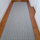 Roma Dots Grey Black Hallway Runner 80CM Wide