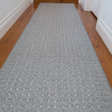 Roma Dots Grey Hallway Runner 80CM Wide