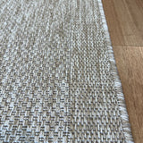 Malia Sand Hallway Runner Non-Slip 80cm Wide