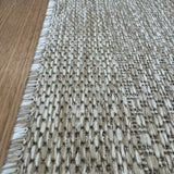 Malia Sand Hallway Runner Non-Slip 67cm Wide