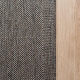 Malia Taupe Linen Hallway Runner Non-Slip 80cm Wide