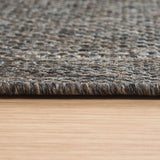 Malia Taupe Linen Hallway Runner Non-Slip 80cm Wide