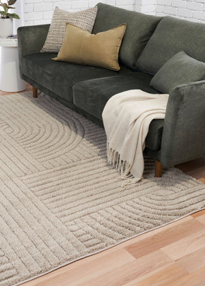 Marli Beige Retro Rug