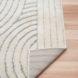 Marli Ivory light Grey Retro Rug