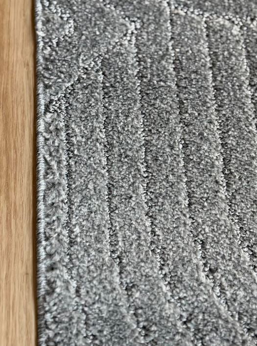 Marli Light Grey Hallway Runner 80CM Wide