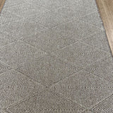 Roma Cross Mocha Hallway Runner 80CM Wide