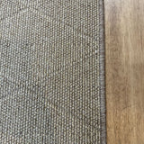 Roma Cross Mocha Hallway Runner 80CM Wide