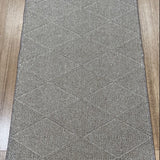 Roma Cross Mocha Hallway Runner 67CM Wide