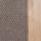 Phoenix Taupe Hall Runner 80cm Wide Non Slip Backing