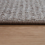 Phoenix Taupe Hall Runner 80cm Wide Non Slip Backing