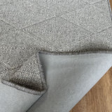 Roma Cross Grey Hallway Runner 80CM Wide
