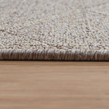 Roma Cross Mocha Hallway Runner 80CM Wide