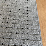 Roma Dots Grey Black Hallway Runner 80CM Wide