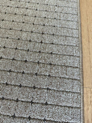 Roma Dots Taupe Hallway Runner 80CM Wide