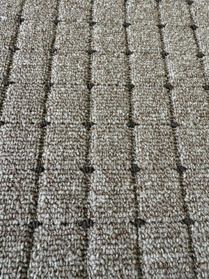 Roma Dots Taupe Hallway Runner 80CM Wide