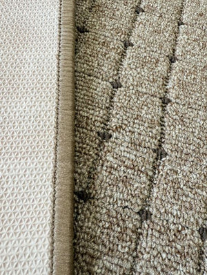Roma Dots Taupe Hallway Runner 80CM Wide