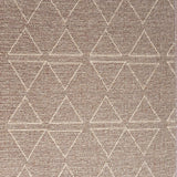 Roma Triangles Mocha Hallway Runner 67CM Wide