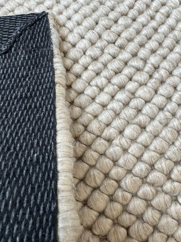 Rustica Light Beige Hallway Runner 80cm Wide