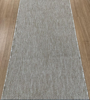 Malia Sand Hallway Runner Non-Slip 80cm Wide