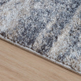 Sienna Grey Cream Hallway Runner 80CM Wide