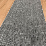 Malia Silver White Hallway Runner Non-Slip 67cm Wide