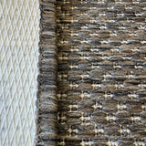 Malia Taupe Linen Hallway Runner Non-Slip 67cm Wide