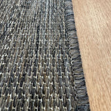 Malia Taupe Linen Hallway Runner Non-Slip 80cm Wide